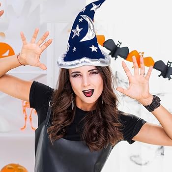帽子 Vintage wizard hat Amazon.com: Halloween Costume Witch Hat Faux Leather Vintage